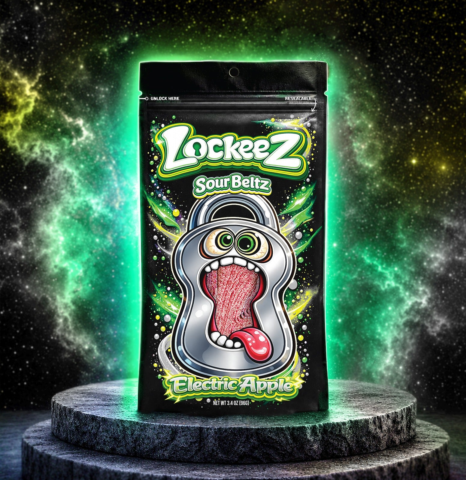 Lockeez Electric Apple Sour Beltz