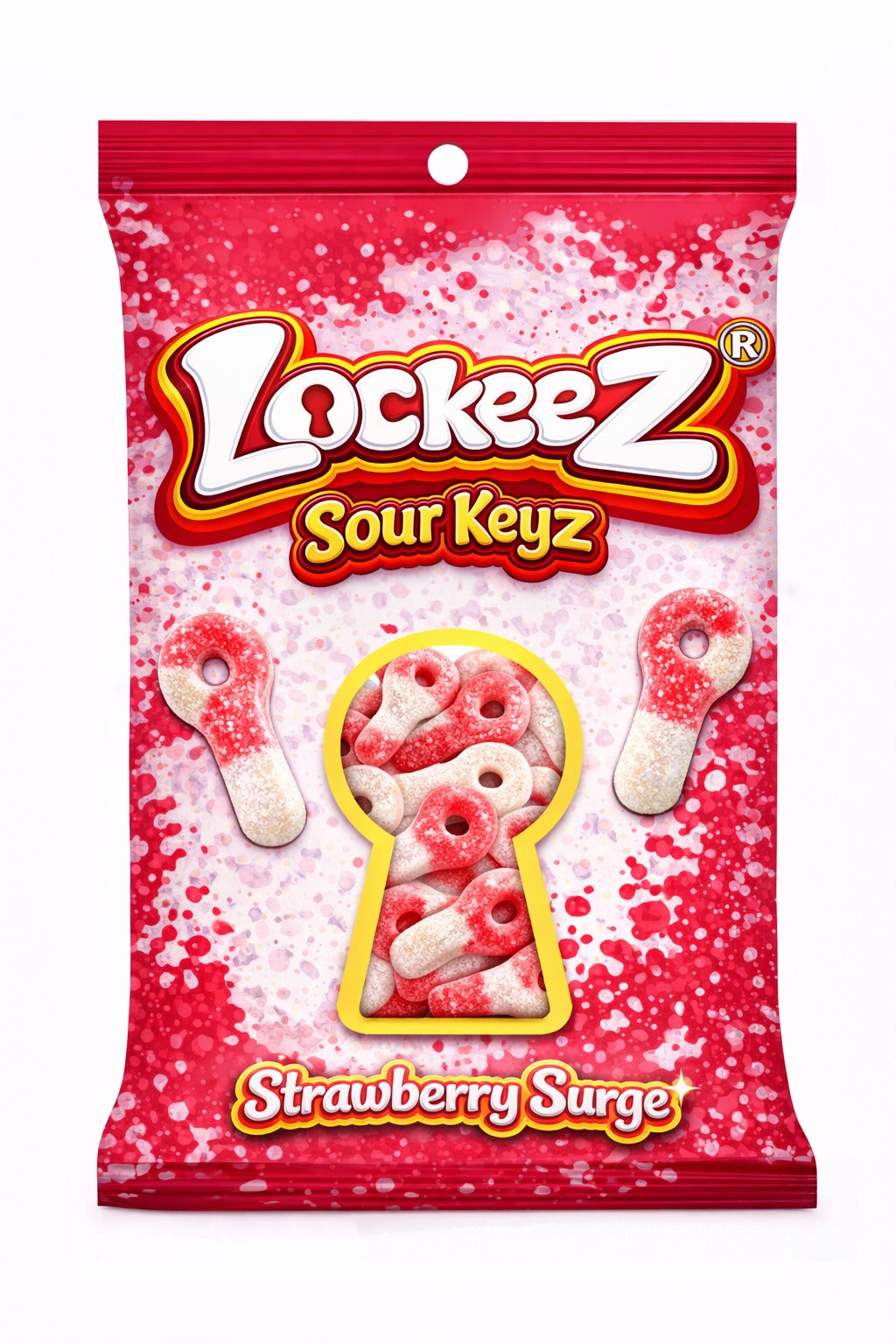 Lockeez® Strawberry Surge Sour Keyz